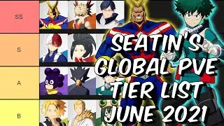 Best Global Characters PVE Tier List June 2021 - Seatin - My Hero Academia: The Strongest Hero