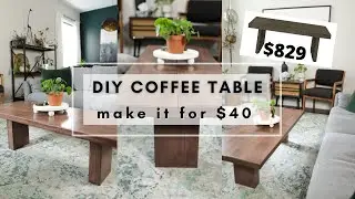 $800+ Coffee Table DIY it for $40!