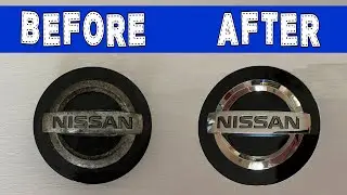 Full Restoration Wheel Hub Center Caps NISSAN | Before and After