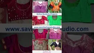 Online Students Projects   #savisfashionstudio #fashion #onlinesewingclasses