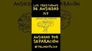 LOS TRASTORNOS DE ANSIEDAD 7/7 | #TELOEXPLICO #SHORTS