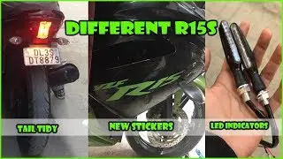 Yamaha r15s Tail tidy, Led indicators and New Graphics Installed