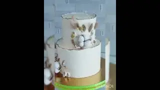 торт в стиле бохо