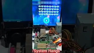 After Heating motherboard 🔥 #experiment #computer #pc