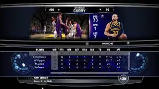 96 PTS COMBINED (CURRY-THOMPSON-WIGGS) (NBA 2K)