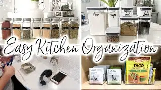 EASY KITCHEN ORGANIZATION IDEAS FOR A SMALL KITCHEN 2020- CLEAN, ORGANIZE & DECLUTTER 