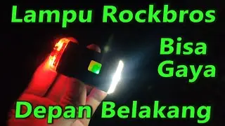 Lampu Sepeda Charge Rockbros Fitur Terbaik kecil dan keren