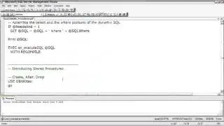 6  Developing Dynamic SQL