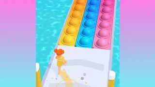 Pop It Run! All Levels Gameplay Android/IOS ||Shell Game