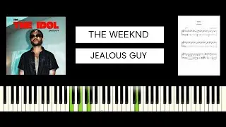 The Weeknd - Jealous Guy (BEST PIANO TUTORIAL & COVER)