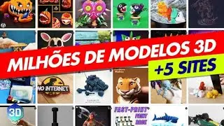 + 5 Sites de Modelos para Impressão 3D que VOCÊ NÃO CONHECE