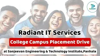 🚀 Radiant IT Services Job Placement Drive at Sanjeevan Institute 🎓💼