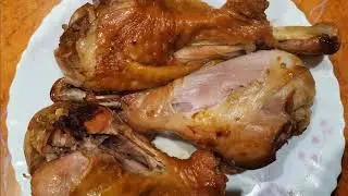 Голень индейки в духовке - самый простой рецепт.