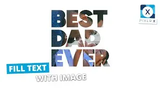 Create a Fill Text With Image in Pixlr X