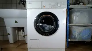 Miele W828 washing machine, full cycle, ASMR