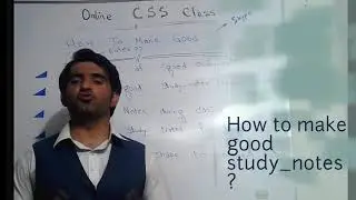 How to make good study_notes for exam ?