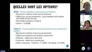 Présentation Bourses externes 2023 (Études supérieures)