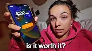 WAKING UP AT 4AM FOR A WEEK