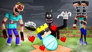 I Got Adopted By Scary Monster's Family In Minecraft !!!
