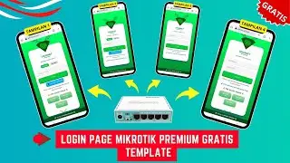 Login Page Hotspot Mikrotik Premium Gratis Desain Keren, Ringan & Responsif!