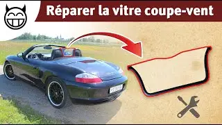 🛠 Repair the wind deflector glass - DIY Boxster 986 [English subtitles]