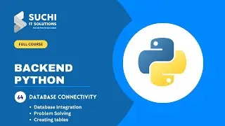 64_Learn Python with PostgreSQL: Practical Database Projects & Tips | Python Full Course | @suchiit