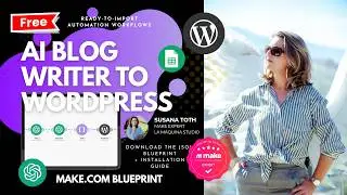 AI Blog Writer to WordPress with Make.com | Plan the Month, the System Writes and Publishes