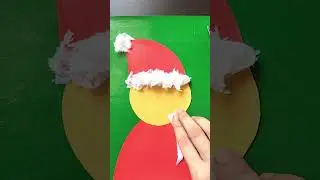 Let's make Santa face | Papercraft tutorial Christmas crafts