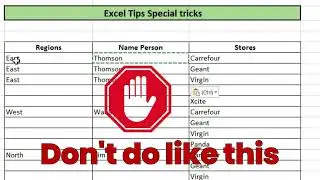 Excel Tricks to fill Empty Cells on One Click