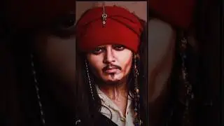 Jack Sparrow Makeup Transformation #makeuptransformation #shorts #jacksparrow #makeup #shortsmakeup