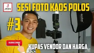 #3 SESI FOTO PRODUK Berbagai Vendor Kaos Polos