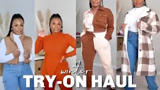 SHEIN + MMI LUXE BOUTIQUE | Winter Try-On Haul | ShaniceAlisha .