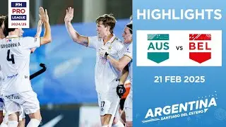 FIH Hockey Pro League 2024-25 Highlights: Australia vs Belgium (M) | Match 1