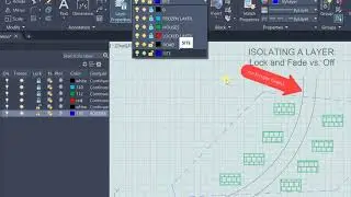 Isolating a Layer in AutoCAD - Lock and Fade vs. Off