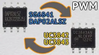 DAP02ALSZ (SG6841) replacement for UC3843 (UC3842), repair of PWM monitor ASUS VW192S