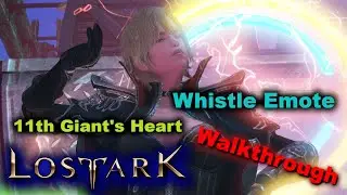 How To Get 11th Giant's Heart And Whistle Emote - Walkthrough - Azure Wind Island - Lost Ark