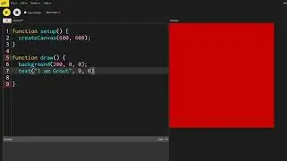 P5JS: Creating Text and Making it Move