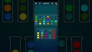 How Sort Ball Puzzle Game 2023. game level 104