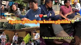 Chandel vlog/ Epaton’s family invited us for a delicious meal .Missing you all so much 😭🇰🇷❤️🇮🇳