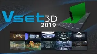 Vset3D live Virtual set | Virtual studio Software