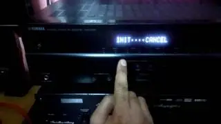 How to reset yamaha av receiver // The technoboy
