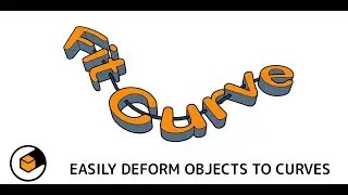 Fit Curve - An Easier Way to Deform Objects to Curves in Blender