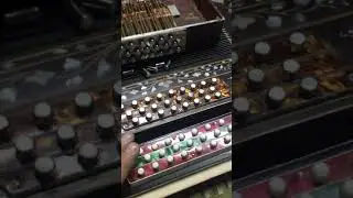 Amateur accordion, button replacement, modification.