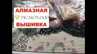 АЛМАЗНАЯ ВЫШИВКА  от PICMONDOO. С чего начать? Процесс. Инструменты и материалы для вышивки