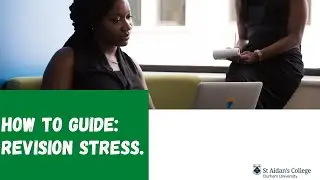How to guide : revision stress