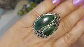 73. Красивые серебряные украшения с натуральными камнями🤗💎💖