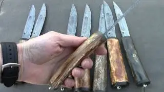 Восемь якутских ножей.