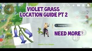 Violet Grass Locations Guide Genshin Impact  PT 2