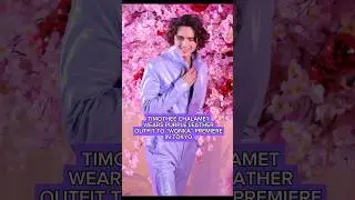 Timothée Chalamet Wears Purple Leather Outfit To “Wonka” Premiere In Tokyo!