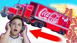 GTA 5 Coca Cola Truck + Police Chase